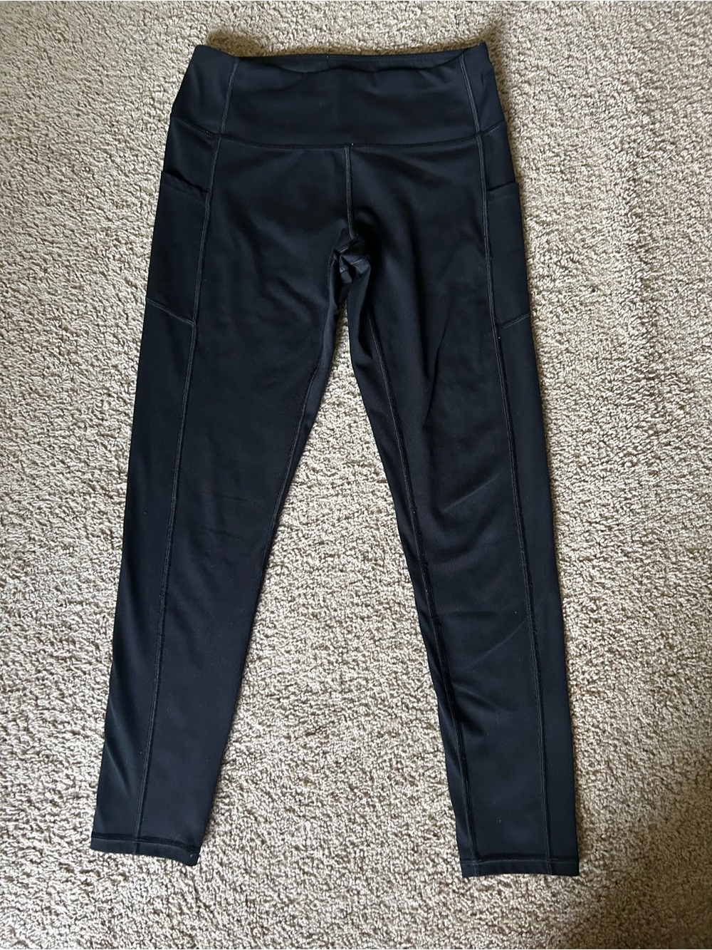 Heathyoga Black High-Rise Workout Leggings